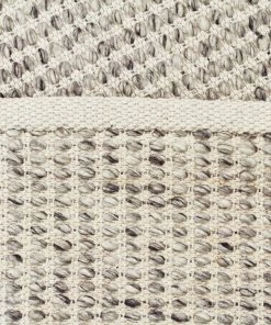 Miss Amara All Rugs Vaasa Grey Felted Wool Hand-Knotted Rug