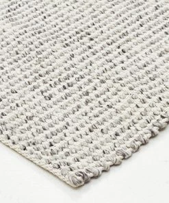Miss Amara All Rugs Vaasa Grey Felted Wool Hand-Knotted Rug