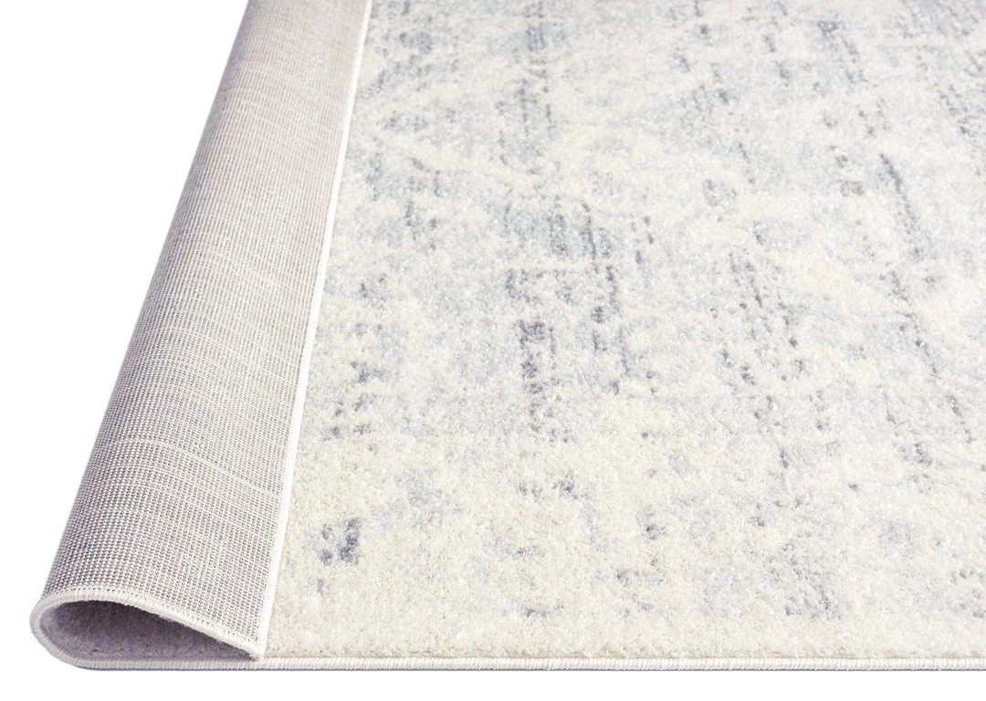 Miss Amara Andra Grey And Ivory Traditional Distressed Runner Rug All Rugs
