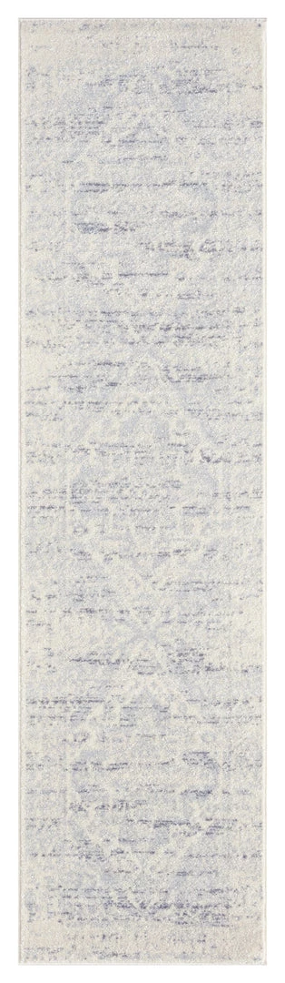 Miss Amara Andra Grey And Ivory Traditional Distressed Runner Rug All Rugs