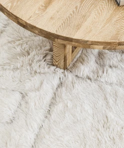 Miss Amara Alina Diamond Pattern Berber Wool Shag Rug All Rugs