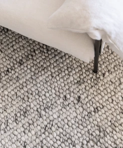 Miss Amara All Rugs Azizah Marble Grey Looped Wool Rug