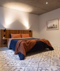 Miss Amara Tahnee Ivory And Grey Tribal Shag Rug