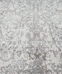 Miss Amara Aaerin Charcoal Grey And Ivory Traditional Distressed Runner Rug All Rugs