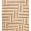 Miss Amara Abbie Natural And Bleached Striped Geometric Jute Rug All Rugs