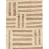 Miss Amara Abbie Natural And Bleached Striped Geometric Jute Runner Rug All Rugs
