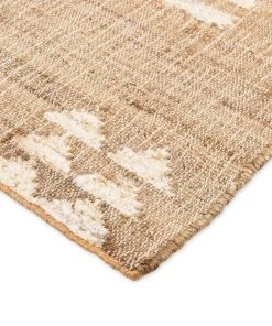 Miss Amara Abera Brown And Cream Tribal Jute Rug All Rugs