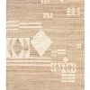 Miss Amara Abera Brown And Cream Tribal Jute Rug All Rugs