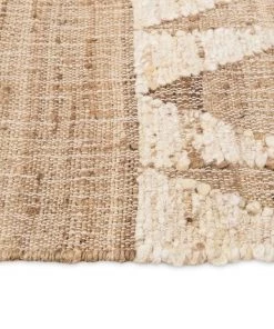 Miss Amara Abera Brown And Cream Tribal Jute Rug All Rugs