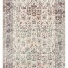 Miss Amara Addison Cream And Purple Multi-Colour Distressed Rug All Rugs