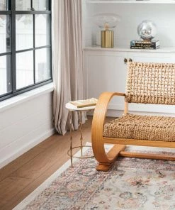 Miss Amara Addison Cream And Purple Multi-Colour Distressed Rug All Rugs