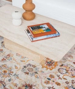 Miss Amara Addison Cream And Purple Multi-Colour Distressed Rug All Rugs