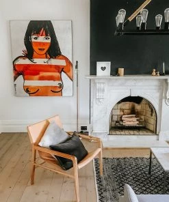 Miss Amara Adisa Scandi Diamond Pattern Charcoal Flatweave Rug All Rugs