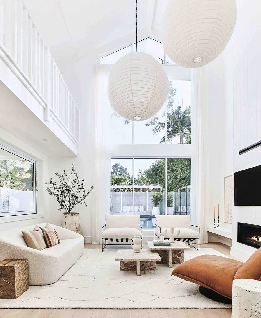 Miss Amara All Rugs Alayna Cream And Gold Tribal Shag Rug