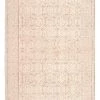 Miss Amara Alessandra Peach And Ivory Tribal Textured Rug
