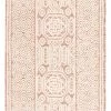 Miss Amara Alessandra Peach And Ivory Tribal Textured Runner Rug All Rugs