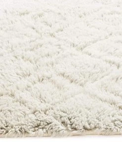 Miss Amara Alina Diamond Pattern Berber Wool Shag Rug All Rugs