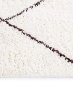 Miss Amara Allefra Diamond Pattern Berber Shag Rug