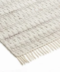 Miss Amara Alva Taupe & Ivory Flatweave Indoor Outdoor Rug