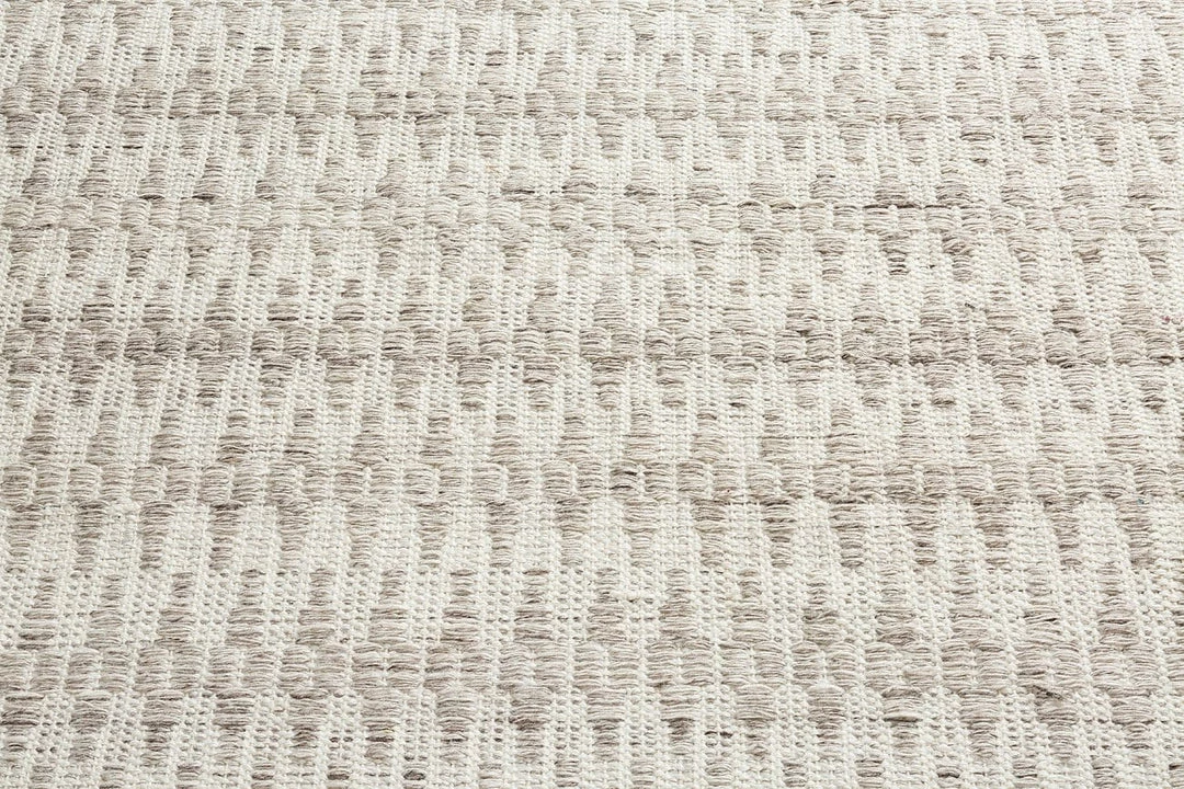 Miss Amara Alva Taupe & Ivory Flatweave Indoor Outdoor Rug