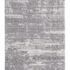 Miss Amara All Rugs Alyssa Ivory Grey Textured Runner Rug
