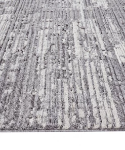 Miss Amara Alyssa Ivory Grey Textured Rug All Rugs