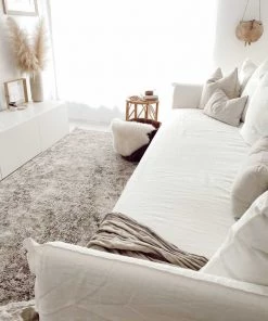 Miss Amara Amada Grey Ivory And Cream Traditional Floral Rug