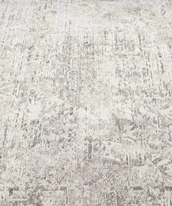 Miss Amara Amada Grey Ivory And Cream Traditional Floral Rug