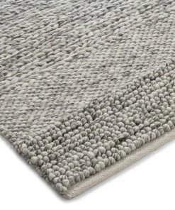 Miss Amara All Rugs Amalie Marbled Grey Braided And Looped Rug