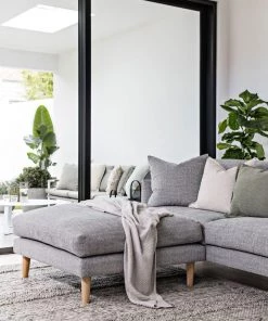 Miss Amara All Rugs Amalie Marbled Grey Braided And Looped Rug