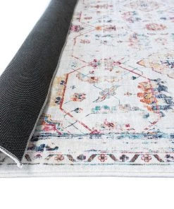 Miss Amara Amanda Multicolour Distressed Transitional Rug