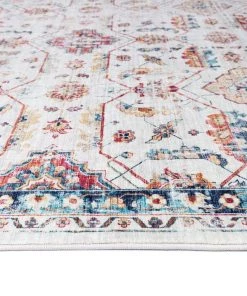 Miss Amara Amanda Multicolour Distressed Transitional Rug