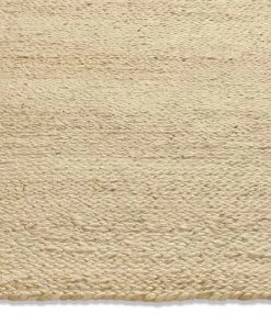 Miss Amara Amber Natural Braided Oval Jute Rug