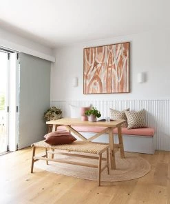 Miss Amara Amber Natural Braided Oval Jute Rug