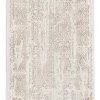 Miss Amara Amelia Cream Brown And Silver Traditional Floral Runner Rug