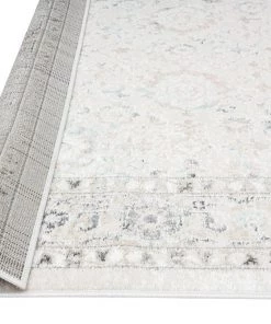 Miss Amara Anine Cream And Grey Multi-Colour Traditional Floral Rug All Rugs