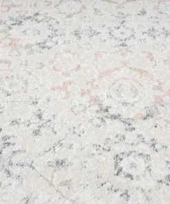 Miss Amara Anine Cream And Grey Multi-Colour Traditional Floral Runner Rug