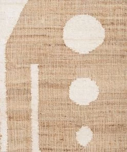 Miss Amara All Rugs Aranda Brown And Cream Modern Geometric Jute Rug