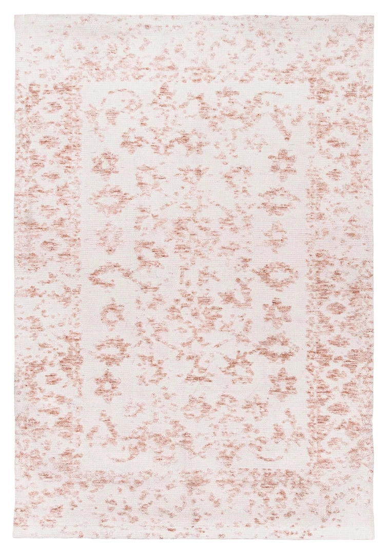 Miss Amara Aria Pink And Ivory Floral Transitional Rug All Rugs