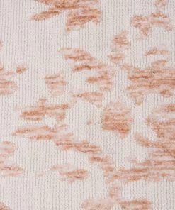 Miss Amara All Rugs Aria Pink And Ivory Floral Transitional Runner Rug