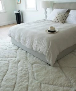 Miss Amara Ashanti Tribal Pattern Berber Wool Shag Rug All Rugs