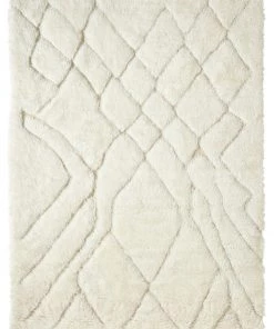 Miss Amara Ashanti Tribal Pattern Berber Wool Shag Rug All Rugs