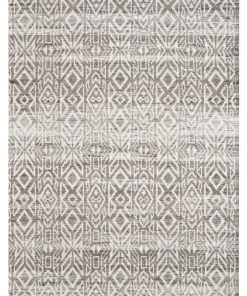 Miss Amara All Rugs Aviva Brown And Ivory Transitional Tribal Rug