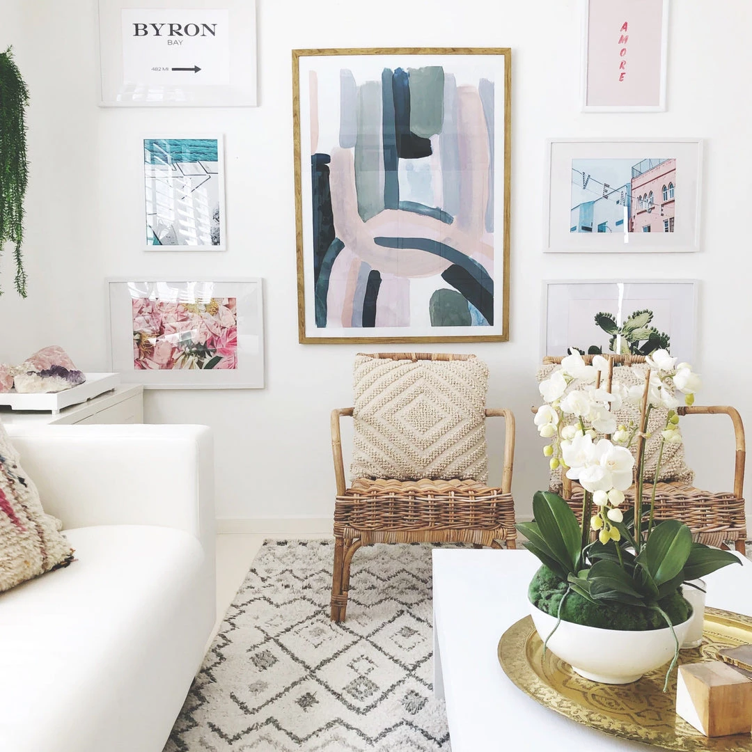 Miss Amara Awena Ivory Tribal Bamboo Silk Rug All Rugs