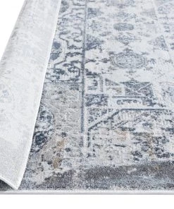 Miss Amara All Rugs Aymeli Blue And Beige Medallion Rug