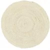 Miss Amara Sete Bleached Hand-Braided Round Jute Rug All Rugs