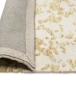 Miss Amara Belle Mustard And Ivory Floral Transitional Runner Rug