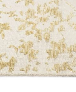Miss Amara Belle Mustard And Ivory Floral Transitional Runner Rug