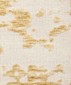Miss Amara Belle Mustard And Ivory Floral Transitional Runner Rug