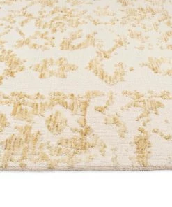 Miss Amara Belle Mustard And Ivory Floral Transitional Rug